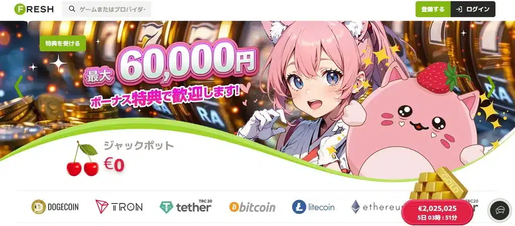 フレッシュカジノ