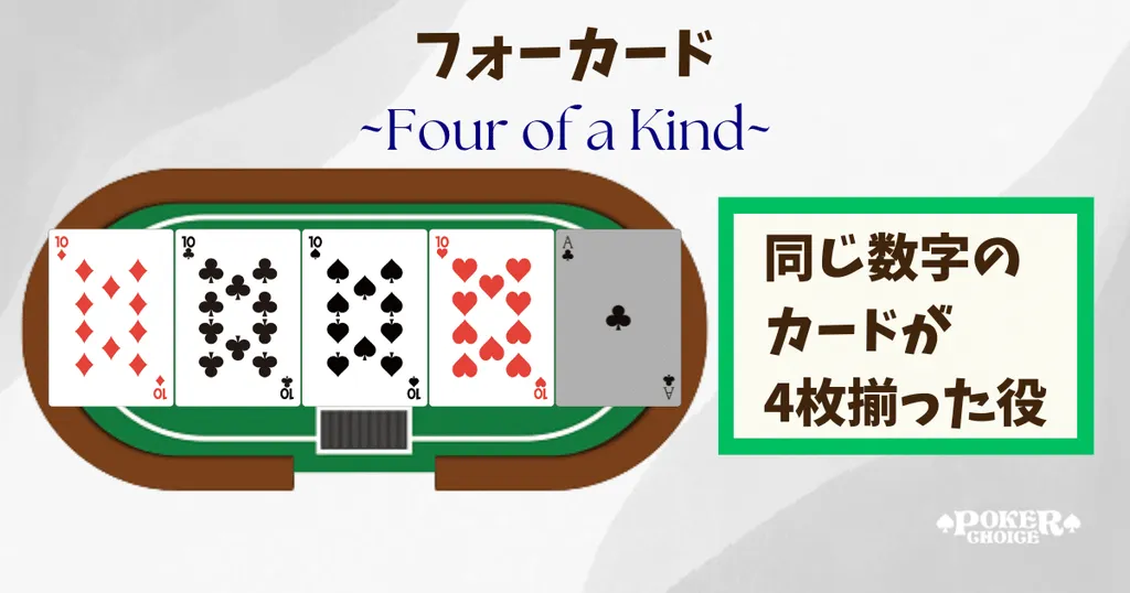 クアッズ(Four of a kind、フォーカード)